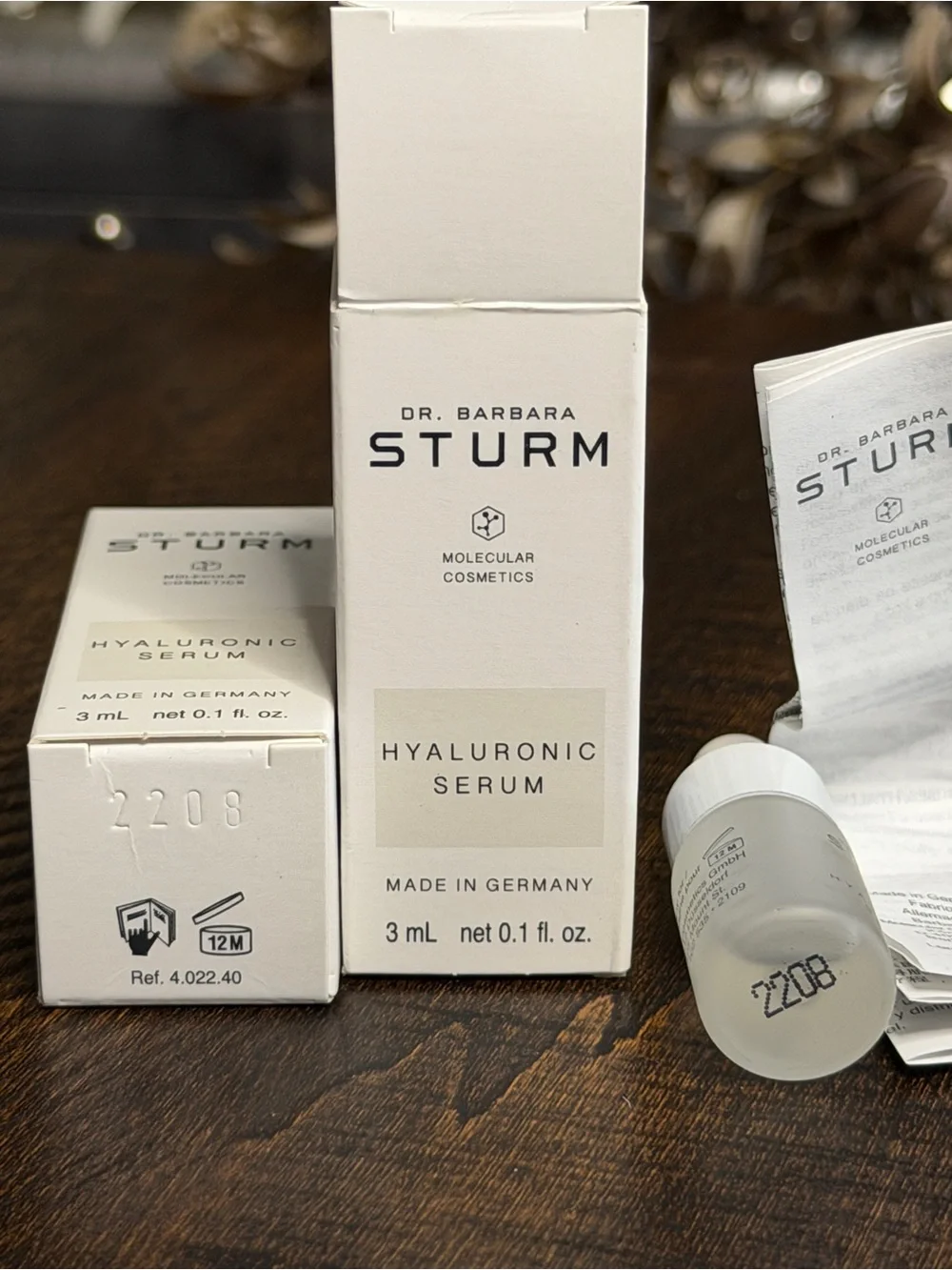 Dr. Barbara Sturm Hyaluronic Serum – White Packaging (Pair) 2x 3ml
